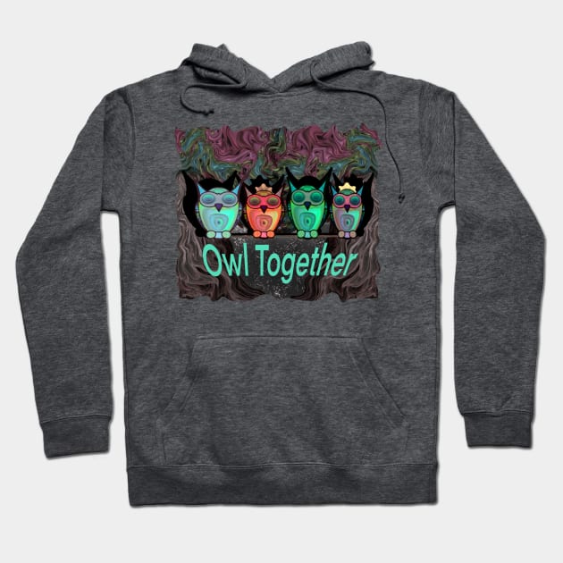 Owl Together Hoodie by Zenferren